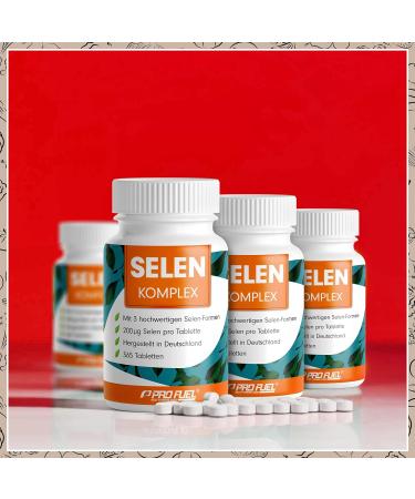 Buy Selen High Dose 200 g Selenium Tablets - 100% Vegan 3 Quality Sources No Additives - 2x365 Tablets for Optimal Health - Buy Online on GoSupps.com