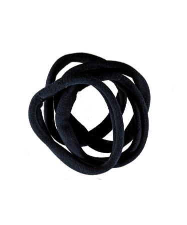 Jersey hair ties extra large elastic black