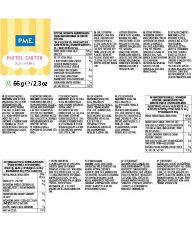 PME Easter Sprinkles - Pastel Jimmies (60g) - Buy Online on GoSupps.com