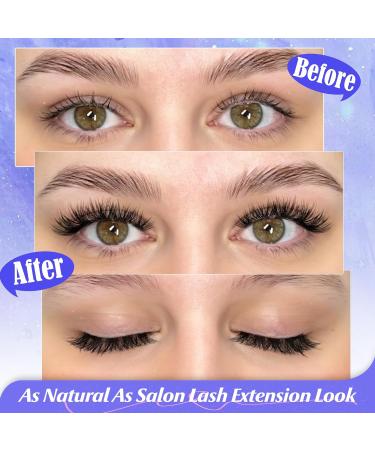 ALICE Magnetic Eyelashes Kit Natural Cat Eye False Eyelashes with Magnets and Magnetic Lash Applicator Reusable Faux Mink Magnetic Lashes Kit Easy to Use No Glue Needed D27 - Buy Online on GoSupps.com