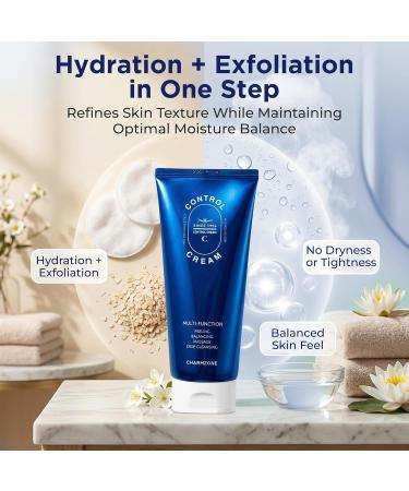 CHARMZONE Control Cream NEW VERSION Korean Skincare Exfoliating Face & Body Massage Cream for Removing Sebum & Dead Skin Cells Hydrating Self-Massage Moisturizer (150ml / 5.07 fl oz) 5.29 Ounce (Pack of 1) - Buy Online on GoSupps.com