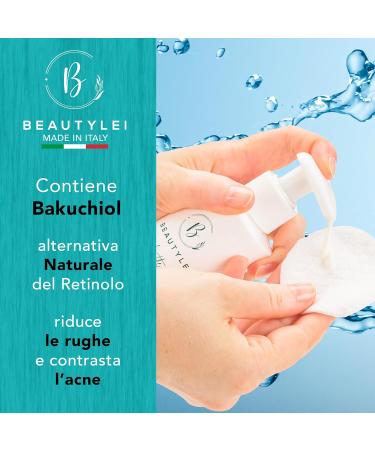 BEAUTYLEI Organic Facial Cleansing Milk Vitamin C Hyaluronic Acid Bakuchiol Oats Makeup Remover Moisturizing AntiAging Nourishing Purifying Anti Acne Pimples All skin types MADE IN ITALY - Buy Online on GoSupps.com
