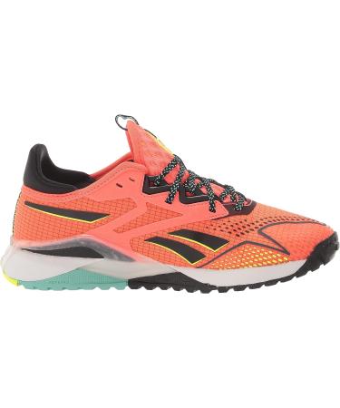 Reebok Women's Nano X2 Tr Adventure Cross Trainer 7.5 - Orange Flare/Black/Yellow - Buy Online on GoSupps.com