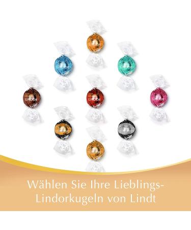 Lindt Chocolate Lindor Balls Mix 2kg Bag - 160 Assorted Milk White Dark & Hazelnut Pralines | Perfect Chocolate Gift | International Shipping Available - Buy Online on GoSupps.com