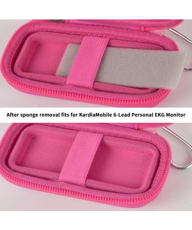 Protective Cover for Cardiacia 1L & 6L Personal EKG Monitor | Storage Holder for Heart Rate Knife | Organize Your Heart Monitor - Rose Red - Buy Online on GoSupps.com