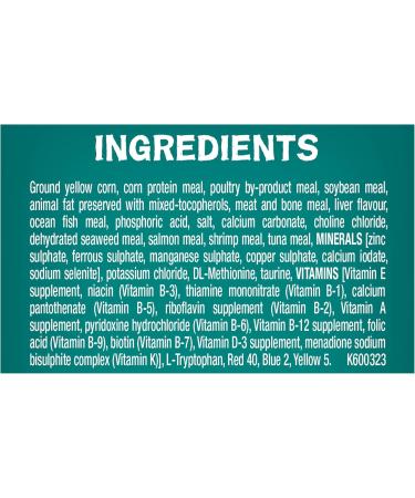 Friskies Seafood Sensations Dry Cat Food Salmon Tuna Shrimp & Seaweed - 7.26 kg Bag - Buy Online on GoSupps.com