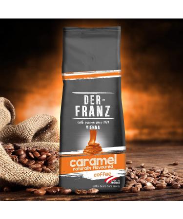 Der-Franz Coffee - Caramel Flavored Arabica & Robusta Beans | 3 x 500g Pack - Premium International Shipping - Buy Online on GoSupps.com