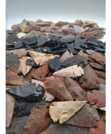 Indian Arrowheads Stone and Black Obsidian Points Lot of 6 - Perfect for Jewelry Making and Decorative Purposes - Buy Online on GoSupps.com