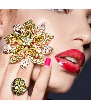 Quesuc 3456 Pieces Nail Crystals AB Nail Art Rhinestones Round Beads Flatback Glass Charms Gems Stones 6 Sizes for Nails Decoration Makeup Clothes Shoes (Gold Mixed SS4 5 6 8 10 12) - Buy Online on GoSupps.com