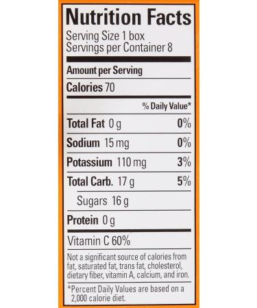 Juicy Juice Orange Tangerine 4.23oz Boxes 8 Count x5 Pack - Refreshing Fruit Juice Blend - Buy Online on GoSupps.com