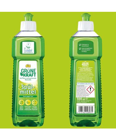Fit Dishes Liquid (12 x 500ml) - Biodegradable & Sustainable Vegan Detergent | Eco-Friendly Cleaning Power - Buy Online on GoSupps.com