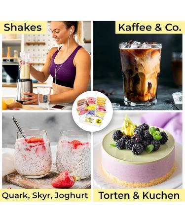 HE-JU Taste Powder Rehearsals Set - 8x30g | Versatile Flavor Varieties & Sweeteners for Food & Drinks | International Shipping - Buy Online on GoSupps.com