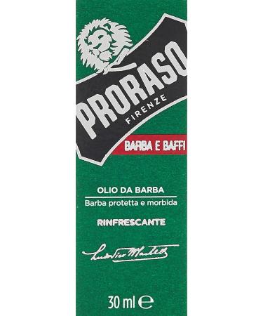 Proraso Beard Oil 30ml | Refreshing Eucalyptus, Bergamot & Rosemary Scent | Made in Italy - Buy Online on GoSupps.com