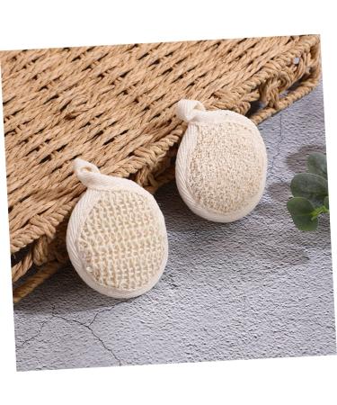 FOMIYES 2pcs Bath Towel Exfoliating Cloths - Natural Loofah Pads & Sponges for Body and Face - Ideal Shower Accessory - Buy Online on GoSupps.com
