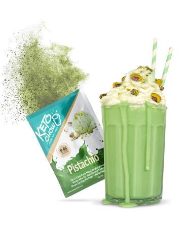 Keto Chow Pistachio | Keto Meal Replacement Shake Powder | Nutritionally Complete Keto Food | Low Carb Keto Meals | Delicious Easy Meal Substitute Drink | Protein Rich You Choose The Fat| Single Meal Sample 1.6 Ounce (Pack of 1)