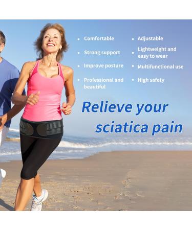 Buy CHARMKEY Sacroiliac SI Joint Hip Belt - Lower Back Support Brace for Pelvic Pain Relief - Unisex Sciatica & Lumbar Support - Comfortable Trochanter Belt - International Shipping Available - Buy Online on GoSupps.com