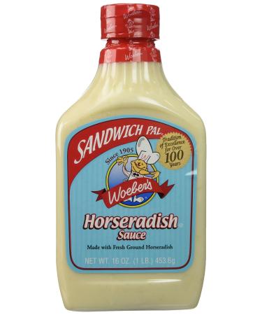 Woeber's Sandwich Pal Horseradish Sauce, 16-Ounce Units (Pack of 6)