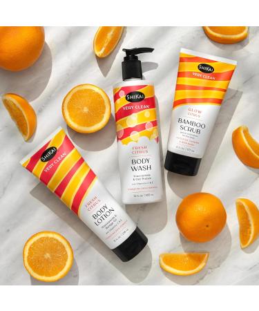 Buy ShiKai Very Clean Body Wash - Fresh Citrus 12 oz | Hydrating Gel Cleanser with Niacinamide Oat Protein Vitamins C & E for Dry Skin - International Shipping Available - Buy Online on GoSupps.com