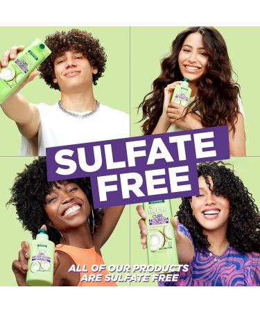 Garnier Fructis Curl Air Dry Cream Sulfate-Free Defining Butter Cream for All Curl Types with Coconut Oil and Elasto-Protein 300mL 300 ml (Pack of 1) Butter cream - Buy Online on GoSupps.com