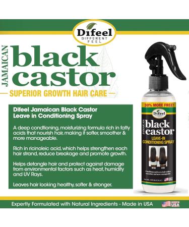 Difeel Jamaican Black Castor Growth Set | 3-PC Shampoo Conditioner & Leave-In Spray | International Shipping - Buy Online on GoSupps.com
