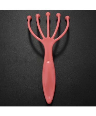 Coserori Handheld Five Finger Claw Steel Massage Device - Head Skin & Neck Relaxation - Pink | International Shipping - Buy Online on GoSupps.com