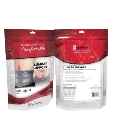 Swede-O Thermal Vent Lumbar Support - Breathable Compression & Heat Therapy Lower Back Stability Belt - 5XLarge - Buy Online on GoSupps.com