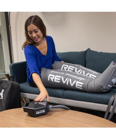 Recoverycare Revive M2 Gear Pack - Full Leg Compression Cuffs & Console for Pain Relief & Fatigue Recovery - Buy Online on GoSupps.com