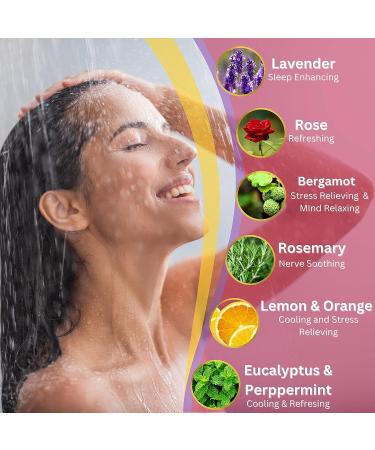 Love Insignia Aromatherapy Shower Steamers - Set of 6 XL Organic Shower Bombs with Pure Essential Oils | Stress Relief & Relaxation Gift | Perfect for Mother's Day & Birthday - Buy Online on GoSupps.com