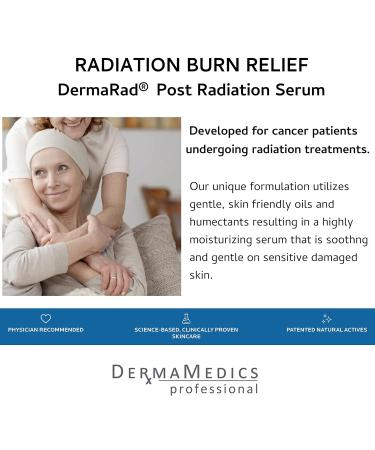 DermaRad Post Radiation Calming Serum with 3% Lidocaine - Soothes Sensitive Skin - Buy Online on GoSupps.com