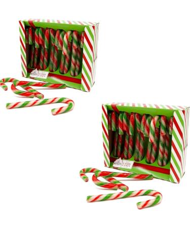 2x Candy Canes Bonds Peppermint for Christmas 12pk | Christmas Candy Canes Sweets Gift | Candy Cane Stockings | Sweets Bulk | Christmas Tree Decorations | Gingerbread House Kit | 144g - Buy Online on GoSupps.com