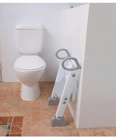 Dreambaby Step-Up Potty Training Toilet Topper - 2-Level Adjustable - Grey/White | Model L6016 - Buy Online on GoSupps.com