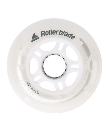 Rollerblade Moonbeam 80mm/82A LED Wheel 4-Pack WHITE EA