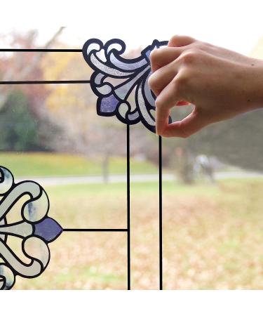 In Home InHome NH2366 Caming Line Stained Glass Decals  Black - Buy Online on GoSupps.com
