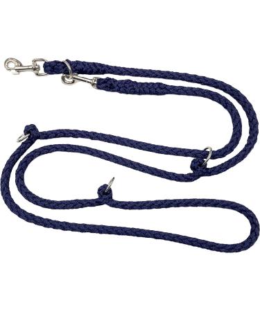 Adjustable Dog Exercise Line for Large Dogs up to 80 kg - 2.40m 2.80m 3.50m 5m | 17 Fabrics | Durable & Stable Navy Blue 4-Fold Design - Buy Online on GoSupps.com