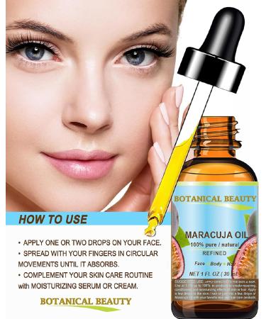 100% Pure Maracuja Oil - Cold Pressed Natural Oil for Face Skin Hair & Body | Vitamin C Rich - 2 Fl. oz - Buy Online on GoSupps.com