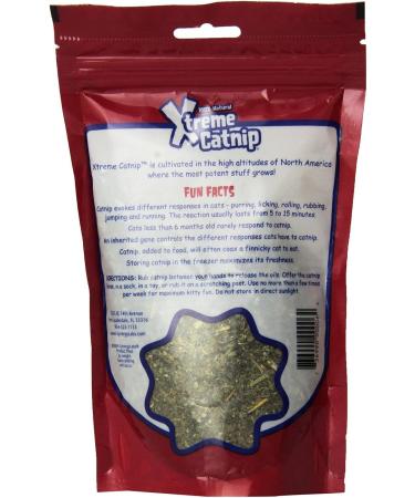 Xtreme Catnip Leaf 0.5 oz - 100% Natural & Organically Grown | Super Concentrated Non-Addictive Catnip Leaves for Fun Cat Treats, Toys, Scratching Posts & More - Buy Online on GoSupps.com