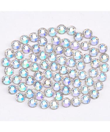 Yhmq du 2160pcs pieces of rhinestones nail crystals + rhinestones for nails crystal sky purple + ss20 (4.6 + 4.8mm) Sky Purple SS20-2160PCs