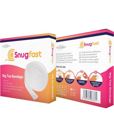 Snugfast Big Toe Tubular Gauze Bandage 2.7cm x 20m Roll - Flexible and Comfortable - Buy Online on GoSupps.com