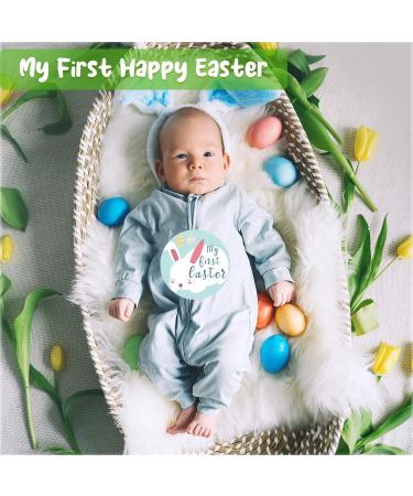 Baby Monthly Milestone Cards KAMHBE 7 Pcs Wooden Baby Milestone Cards with 8 Pcs Festival Milestone Stickers Double Printed Baby First Year Growth Photo Props Baby Shower Gifts - Buy Online on GoSupps.com