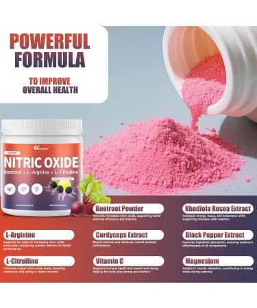 Nitric Oxide Supplement - Beet Root Powder with L-Citrulline & L-Arginine Nitric Oxide Supplements for Men Women with Beetroot Supports Energy Heart Health BlackBerry Lemon Flavor 35-Day Supply Blackberry Lemon 8.82 Ou  - Buy Online on GoSupps.com