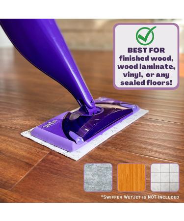 JD HOMEASE Microfiber Dry Floor Mop Pads 48 Count for Swiffer WetJet - All Purpose Multi Surface Cleaner Refill - Buy Online on GoSupps.com