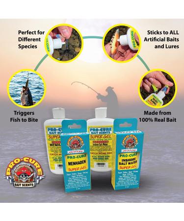 Pro-Cure Trophy Walleye Super Gel - 8oz - Buy Online on GoSupps.com