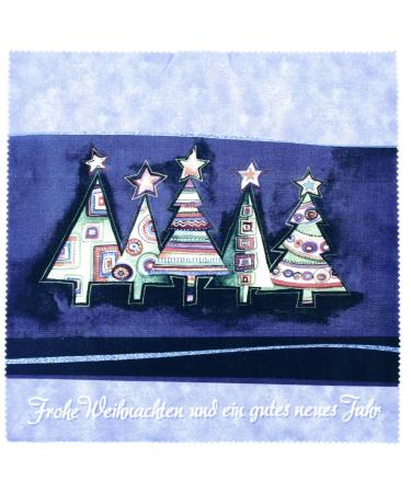 Microfiber cloth with motif "snowmen"