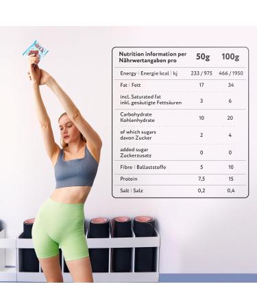 FitnesSHOCK Protein Brownie White Chocolate No Added Sugar 15%/7 5g Protein 233kcal Pre/Post Workout Snack - No Palm Oil Filling dietary fibre Soft Texture 9x50g - Variety pack Mix Box - Buy Online on GoSupps.com