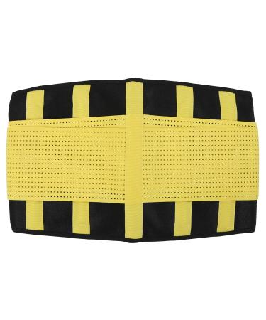 Gavigain back support belts light portable back support breathable support with lumbar cushion lower back support for lifting at home at work for the waist yellow