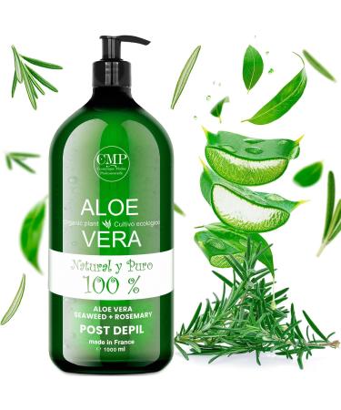 CMP aloe vera + rosemary hair removal (laser wax cream epilator ...) and shave (face and body) 6x + relief |48h moisture |3x + soothing - professional formula (1000 ml)