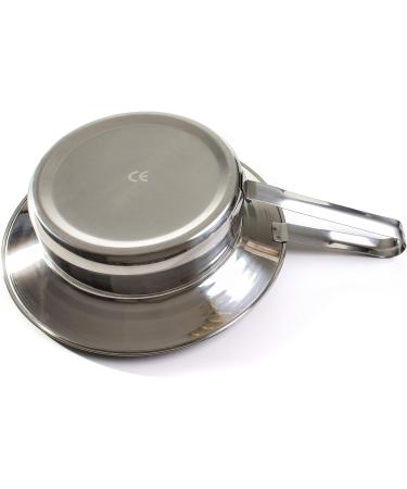 Buy MEDIPARTS Stainless Steel Bedpan - 2 Liters with Lid | Durable & Easy to Clean for All Needs - International Shipping Available - Buy Online on GoSupps.com