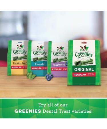 GREENIES Original Large Dog Dental Treats | Natural & Effective Dental Care for 50-100 lb Dogs - Buy Online on GoSupps.com