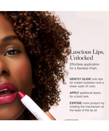 Ogee Tinted Sculpted Lip Oil Linnea Linnea - Shimmery Peach 1 Count (Pack of 1) - Buy Online on GoSupps.com