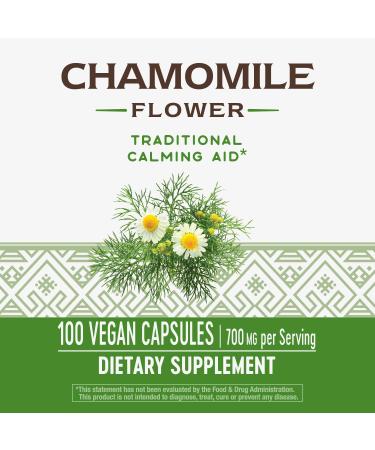 Nature's Way Chamomile Flower 700mg - 100 Capsules (Packaging May Vary) - Buy Online on GoSupps.com